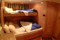 Dubbele cabine op M/Y Excellence Liveaboard duiken motorjacht in Marsa Alam Egypte